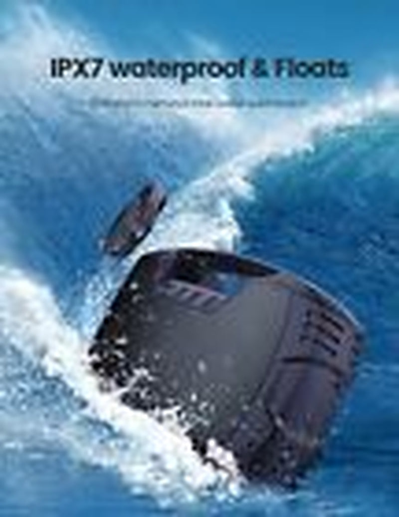 IPX7 Waterproof Bluetooth Speaker, 40W Portable Wireless Speaker, 32H Navy Blue