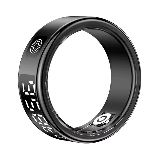 RS08 Smart Ring 5ATM Waterproof Fitness Tracker Bluetooth-Compatible 5.1 Heart Rate Blood Oxygen Sleep Monitoring for Men Women